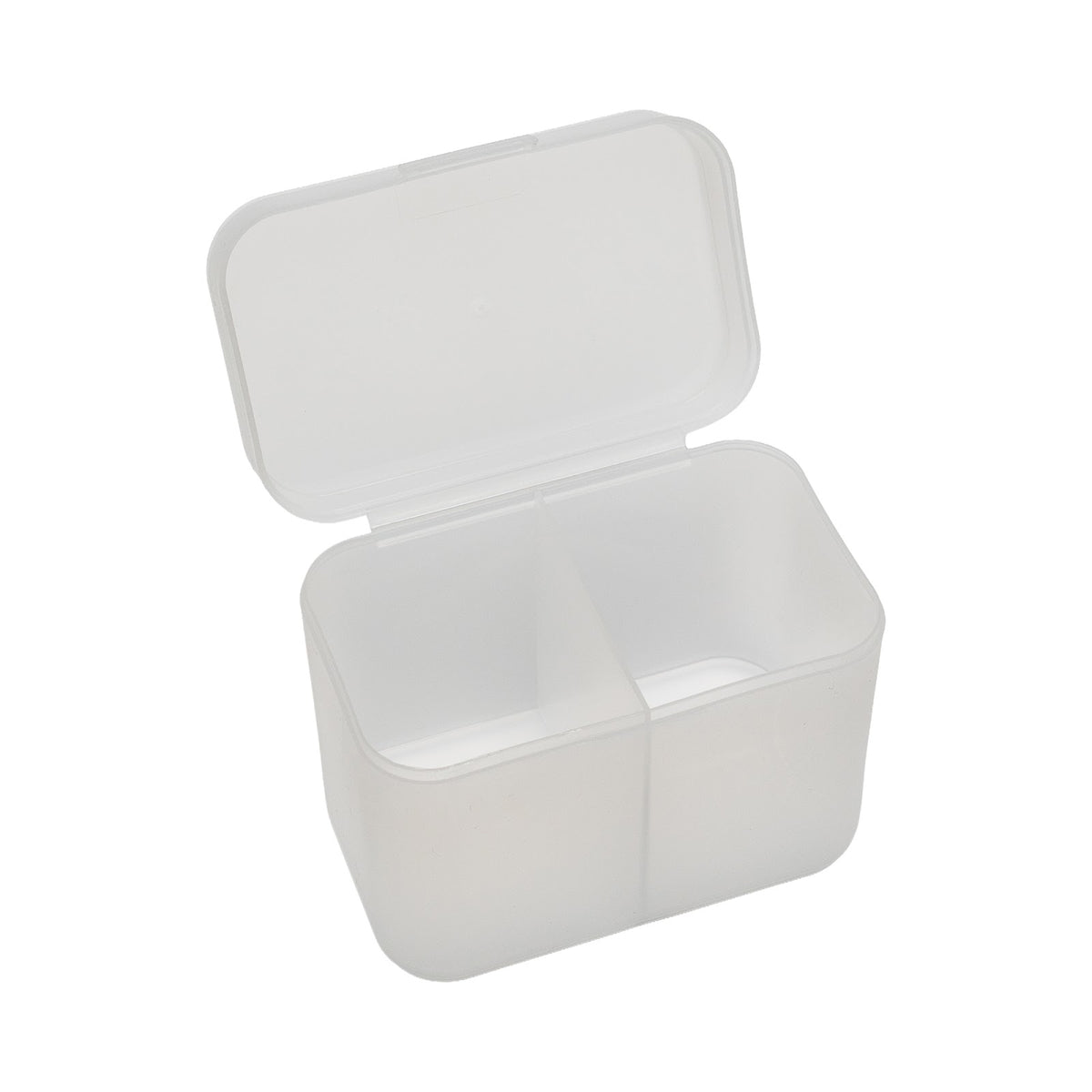 Caja para almacenaje doble Transparente