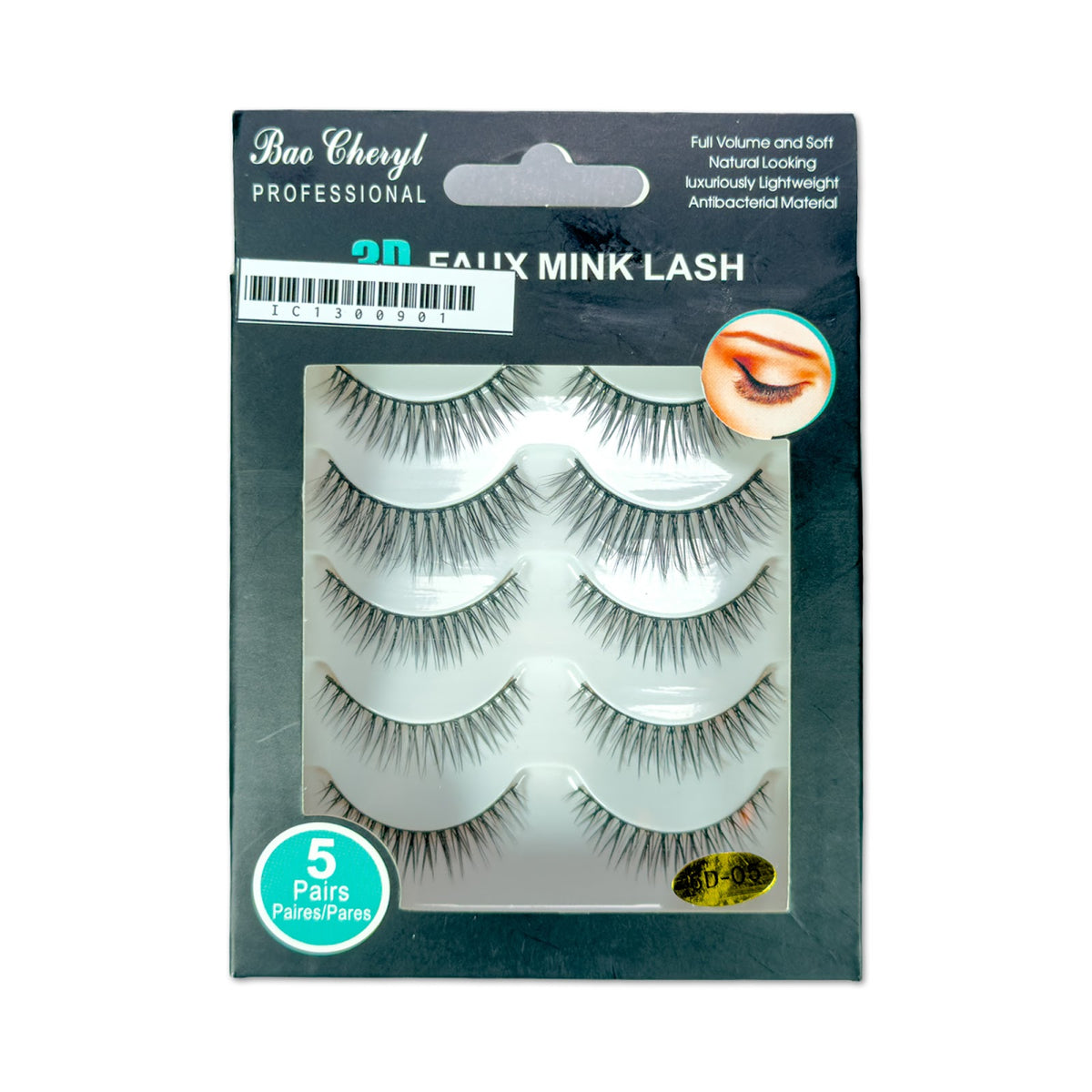 Pestañas Faux Mink 3D 6D 0.5