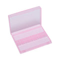 Caja de almacenaje transparente K61  Rosadas