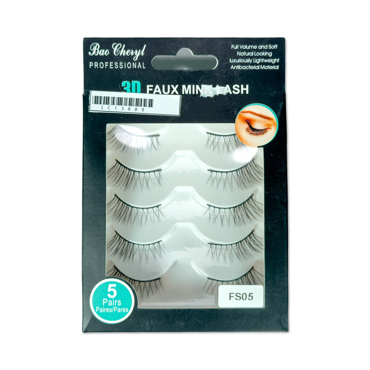 Pestañas Faux Mink 3D FS05