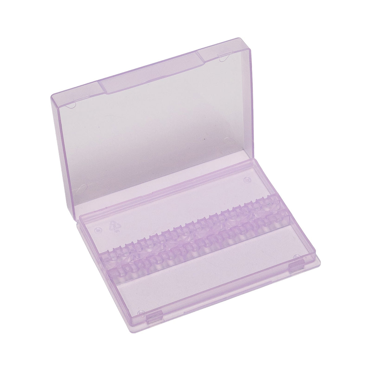 Caja de almacenaje transparente K61 Morado