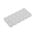 Caja plastica para almacenaje Blanco