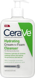 Hydrating Cream to foam Cleanser 473 ml.